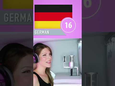 1 GIRL 24 LANGUAGES - HOW FAR I'LL GO / Part II (Multi-Language cover by Eline Vera) #SHORTS