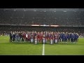 FC Barcelona present their 5 trophies to Camp Nou