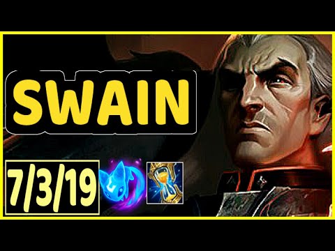 SWAIN VS RYZE - 7/3/19 KDA MID GAMEPLAY