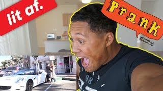 Brutal Gold Digger Prank w/ROLLS ROYCE DAWN! REACTION
