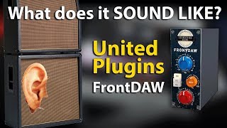 FrontDAW - Saturation Plugin - United Plugins