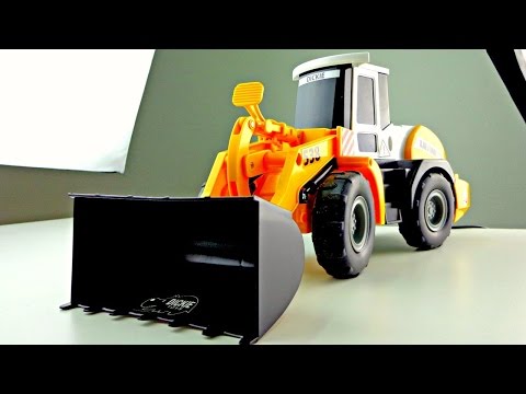 Wir packen Spielzeug aus - Der Bulldozer - Mal sehen was er Alles kann