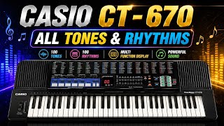 Video thumbnail for Casio 670 demo || Casio CT 670 tones ||best Casio piano by Rockstar Music Store