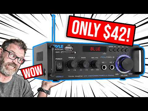 I bought the CHEAPEST "Brand Name" Speaker Amp on Amazon!