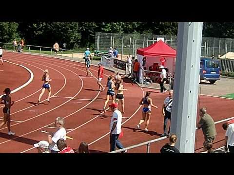 21.08.2010 SDM 2010 Schwäbisch Gmünd 100m Hürden Antonia Werner 1.Platz 13,48 sec (August 2010)
