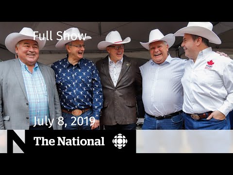 The National for July 8, 2019 — Jeffrey Epstein, Conservative Premiers, Conversion Therapy