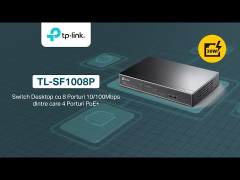 Šakotuvas Komutatorius TP-Link / TL-SF1008P video