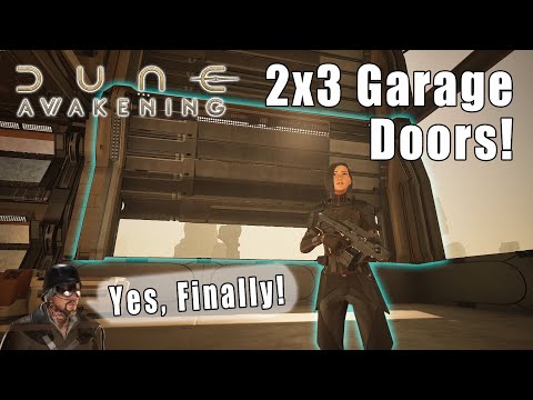 Dune Awakening Dune Man Desert Mechanic Garage Door 2x3