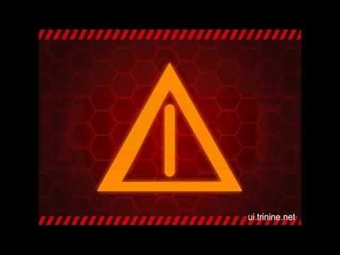 Cool alarm sound and screen