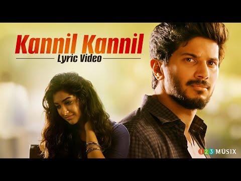 Kannil Kannil Lyric Video | Dulquer Salmaan | CIA Movie | Gopi Sundar | Love Song