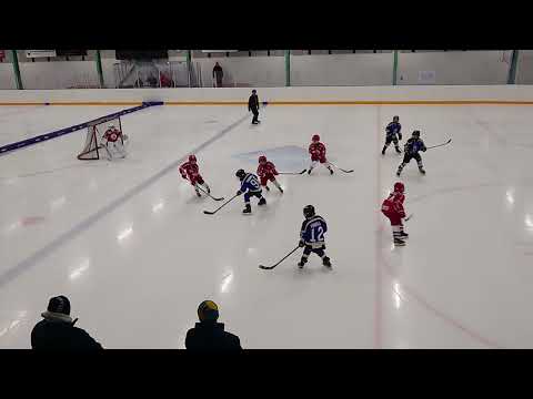 U9, EVU Red -  Kiekko-Espoo Blues Blue, Hopeakiekko aamusarja, Myyrmäki, 18.12.2022