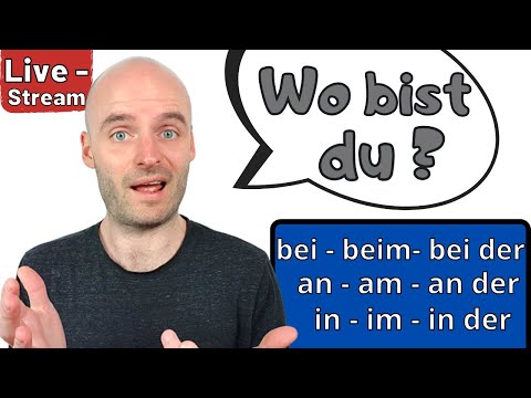 Lokale Präpositionen für die Frage: Wo bist du? | Deutsch lernen | A2 B1 B2