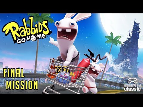 RABBIDS GO HOME - (Wii) - [ FINAL MISSION + ENDING ] - Nintendo