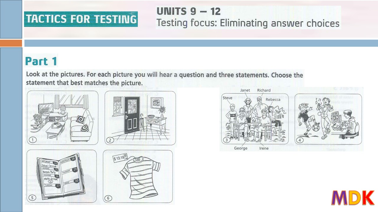 Tactics for Listening Third Edition Basic Test 3