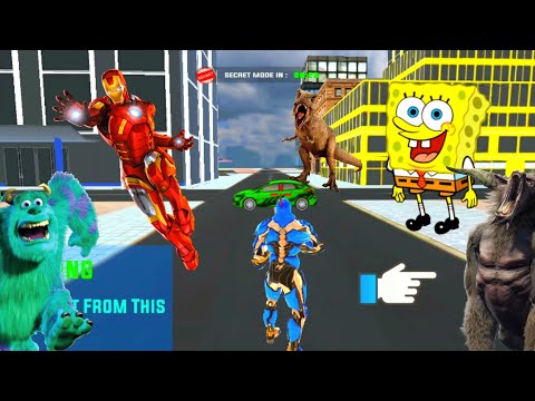 Flying Tank Robot Lion Game - Funny Scary Robots Games #2