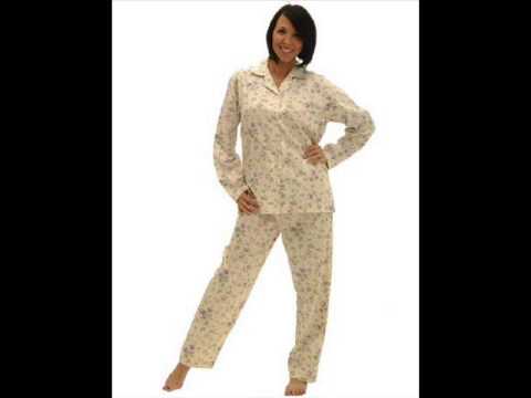 Women's classic long sleeve cotton pajama set