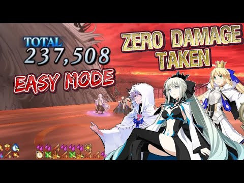 【FGO】 Cernunnos ft. Immortal Avalon Team - Morgan, Castoria and Merlin - Zero Damage Taken