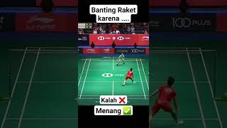 Download lagu Momen Anthony Ginting banting raket #badminton #shortsvideo mp3