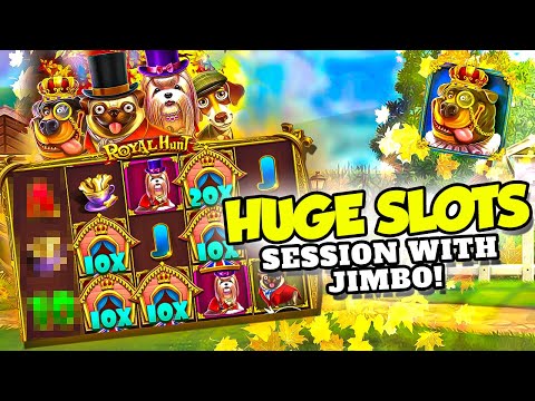 Thumbnail for video: Huge Slots Bonus Session with Jimbo
