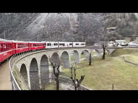 Bernina Express | The Brusio Spiral Viaduct