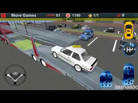 truck parking car transporter обзор игры андроид game rewiew android