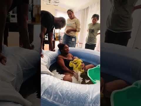 Birth of the placenta