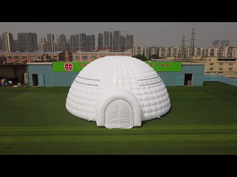 Experience the Ultimate Outdoor Adventure with Our Customizable 10m Inflatable Dome Tent Tent1-5100