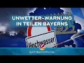 Unwetterwarnung in Teilen Bayerns: Dauerregen und Hochwasser