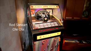 Rod Stewart Ole Ola played on the Rocket 88 Juke Box