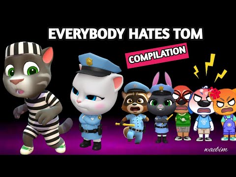My Talking Tom Friends World - EVERYBODY HATES TOM COMPILATION - Talking Tom Cat