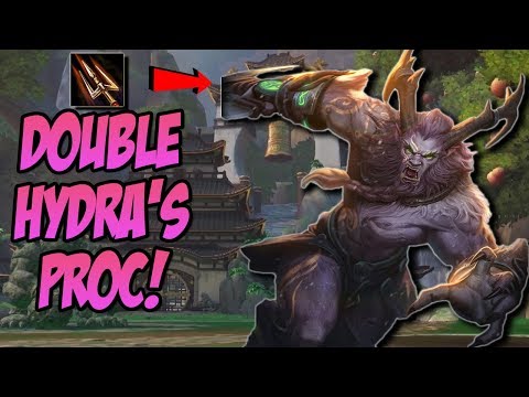 CERNUNNOS INSTANT DOUBLE HYDRAS AUTO PROC! - GrandMasters Ranked Duel - SMITE
