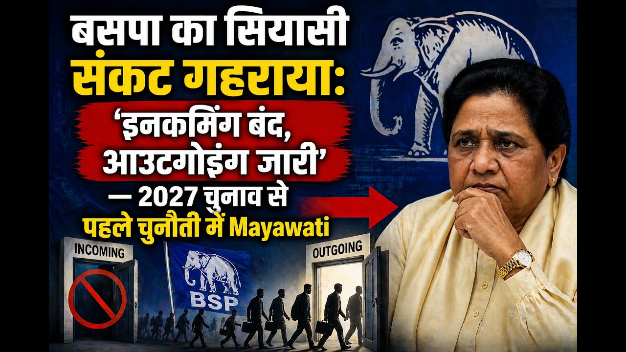 बसपा का सियासी संकट गहराया: ‘इनकमिंग बंद, आउटगोइंग जारी’—2027 चुनाव से पहले चुनौती में Mayawatii