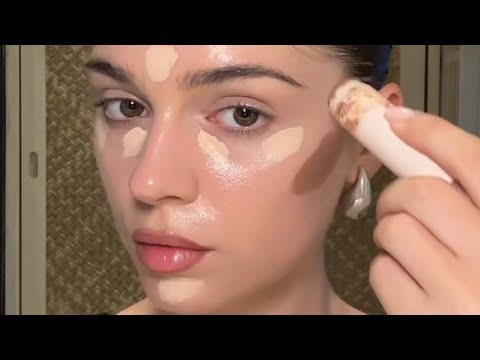 Clean girl makeup look ASMR🎀