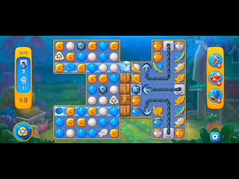 Fishdom Easy Level 9179 (wirh ingame lightning and bomb boosters) @choraelmin