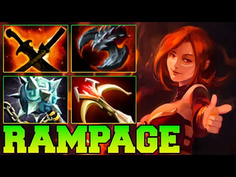 Rampage + 23 Kills Lina Dota 2 !! Lina Dota 2 Carry Mid Lane Build Pro Gameplay Guide 7.37