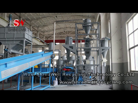 Rubber Granulator | Rubber Crumb Plant 3000Kgs/Hr | Scrap Tire Recycling Plant | SHREDWELL, CHINA