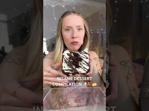 “opening my mouth based on how much i like the dessert” trend turned dessert mukbang 🍰🍪🍩🍫🍨