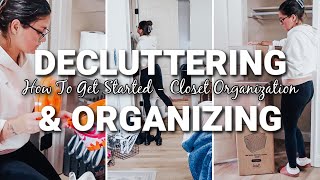 CLEAN UP, DECLUTTER & ORGANIZE 2025 | COAT CLOSET | DECLUTTERING & ORGANIZING | HOW TO GET STARTED