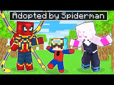 NICO Adopted By the SPIDER-MAN Family in Minecraft! - Parody Story(Cash, Zoey, Mia and Shady TV)