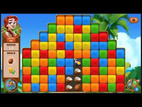 Lost Island Blast Adventure Level 56 - NO BOOSTERS 🏝️ | SKILLGAMING ✔️