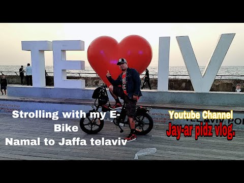 Strolling with my E-bike/namal to jaffa telaviv