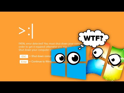 Windows 10 Kill Screen, aber Windows 8.1 und Windows 7 wollen das sehen