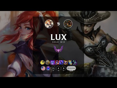 Lux Mid vs Cassiopeia - NA Master Patch 12.8