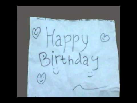 Stop motion happy birthday to nitha