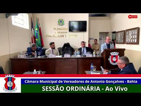 Transmissão ao vivo de CÂMARA DE VEREADORES DE ANTÔNIO GONÇALVES