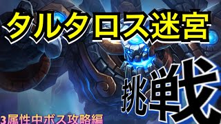 【サマナ】タルタロスの迷宮〜中ボス攻略〜【3属性中ボス解説】