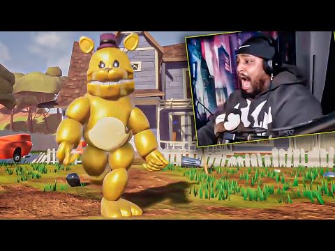 SOMEONE PUT FREDBEAR IN HELLO NEIGHBOR!!!!