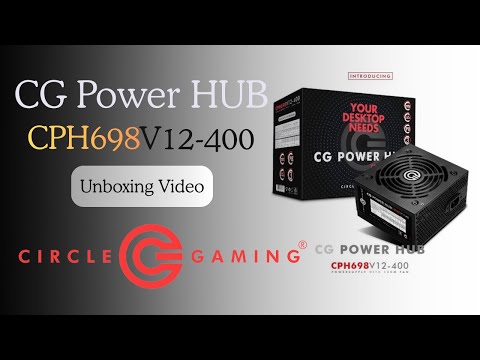 Circle Gaming CG CPH698V12-400 Power Supply | PSU Unboxing | BUGinBOX