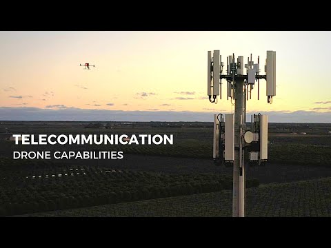 Telecommunication Drone Capabilities - UAVISUALS