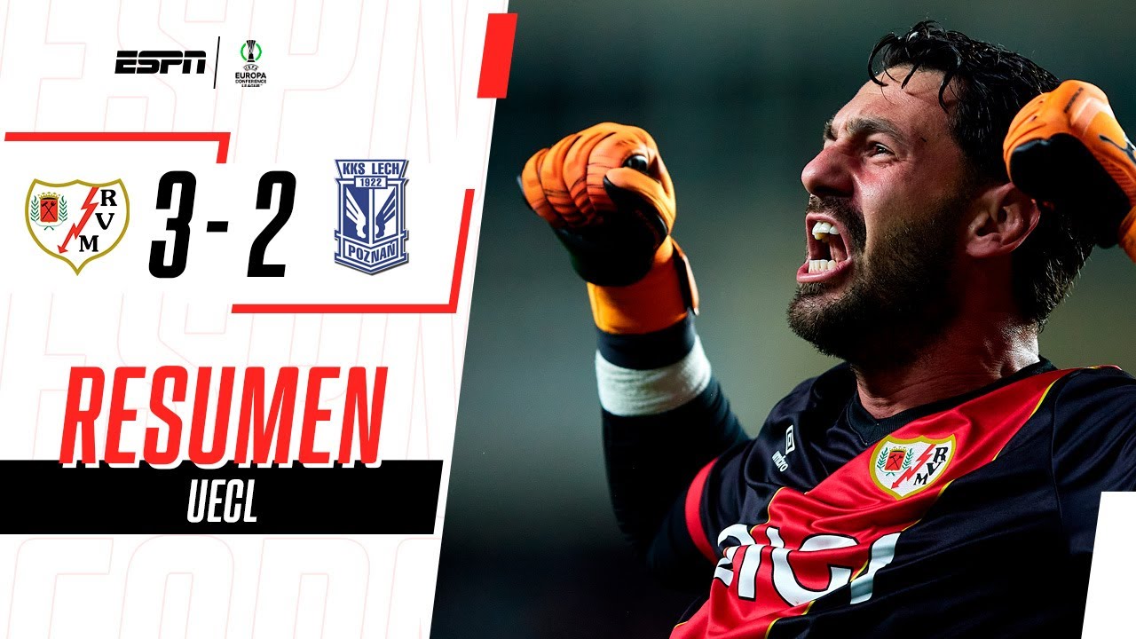 EL RAYITO FESTEJÓ CON BATALLA Y TREJO DE TITULARES | Rayo Vallecano 3-2 Lech Poznan | RESUMEN